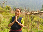 Frau aus Sikkim